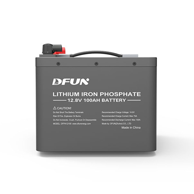 Batería de litio de eficiencia 12v 100ah para sistemas de almacenamiento